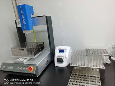 Fluidot全自動(dòng)化液體分裝儀在深圳質(zhì)檢安裝完成